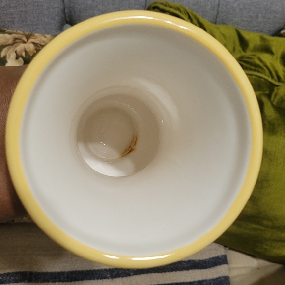 Laura Ashley Floral Ceramic Vase with Pink and Yellow Accents - Picture 4 of 5